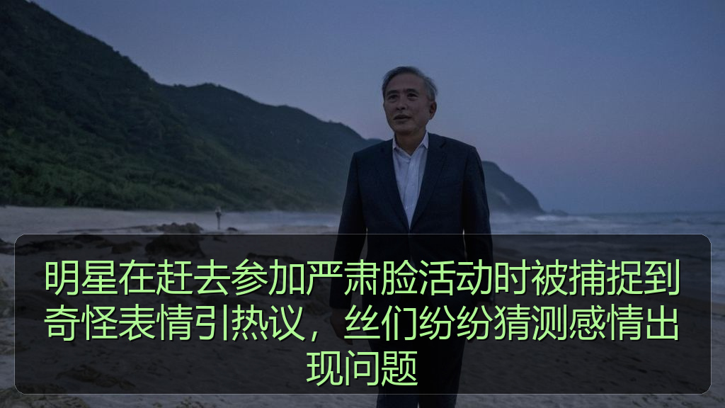 明星在赶去参加严肃脸活动时被捕捉到奇怪表情引热议，丝们纷纷猜测感情出现问题