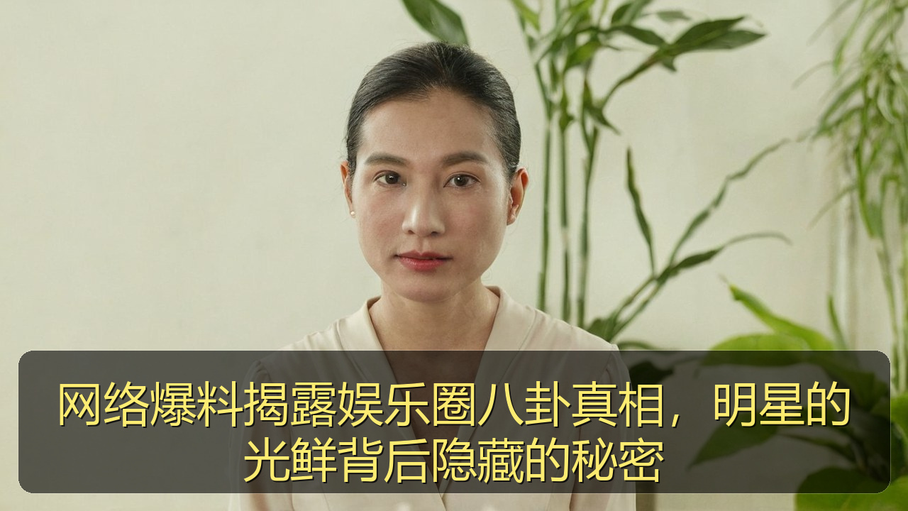 网络爆料揭露娱乐圈八卦真相，明星的光鲜背后隐藏的秘密